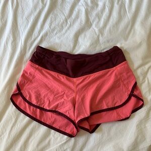 Lululemon Women's Speed Shorts Flash Light Dashing Purple